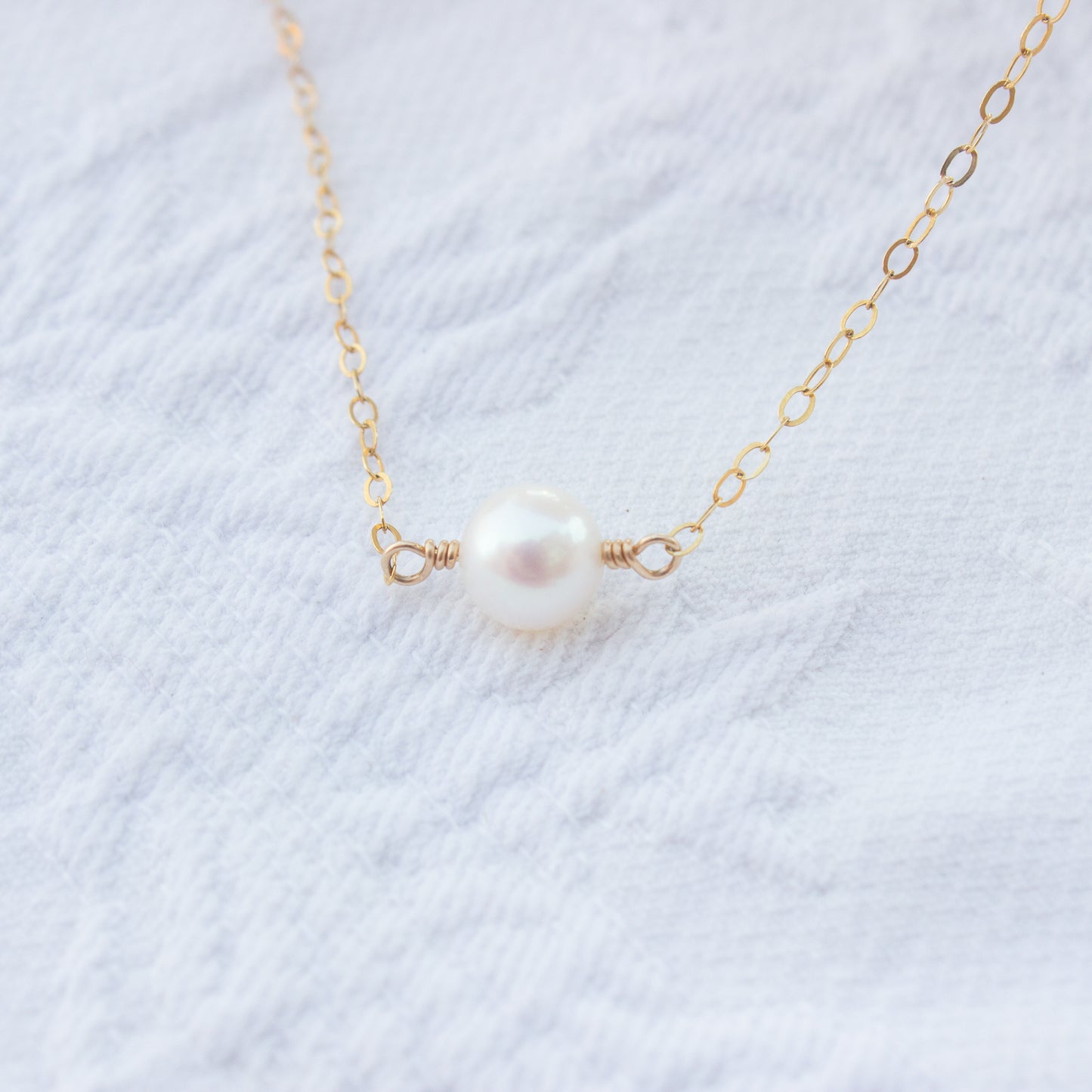 Floating Pearl Necklace
