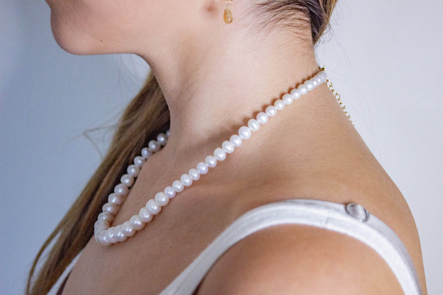 Graduated Freshwater Pearl Necklace
