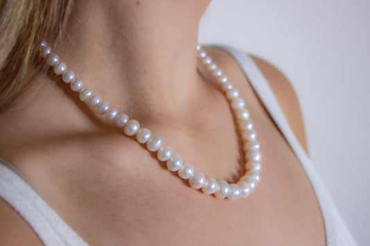 Graduated Freshwater Pearl Necklace