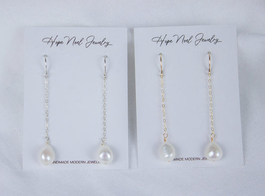 Freshwater Pearl Drop Earrings