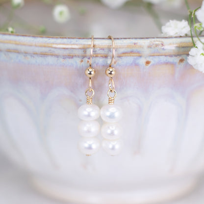 Trinity Pearl Dangles