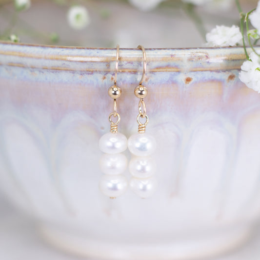 Trinity Pearl Dangles