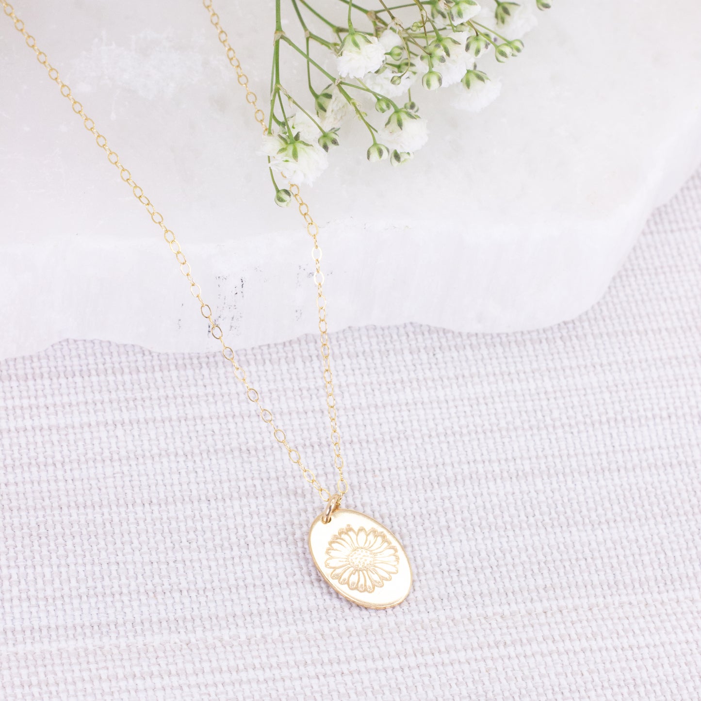 Birth Flower Necklace