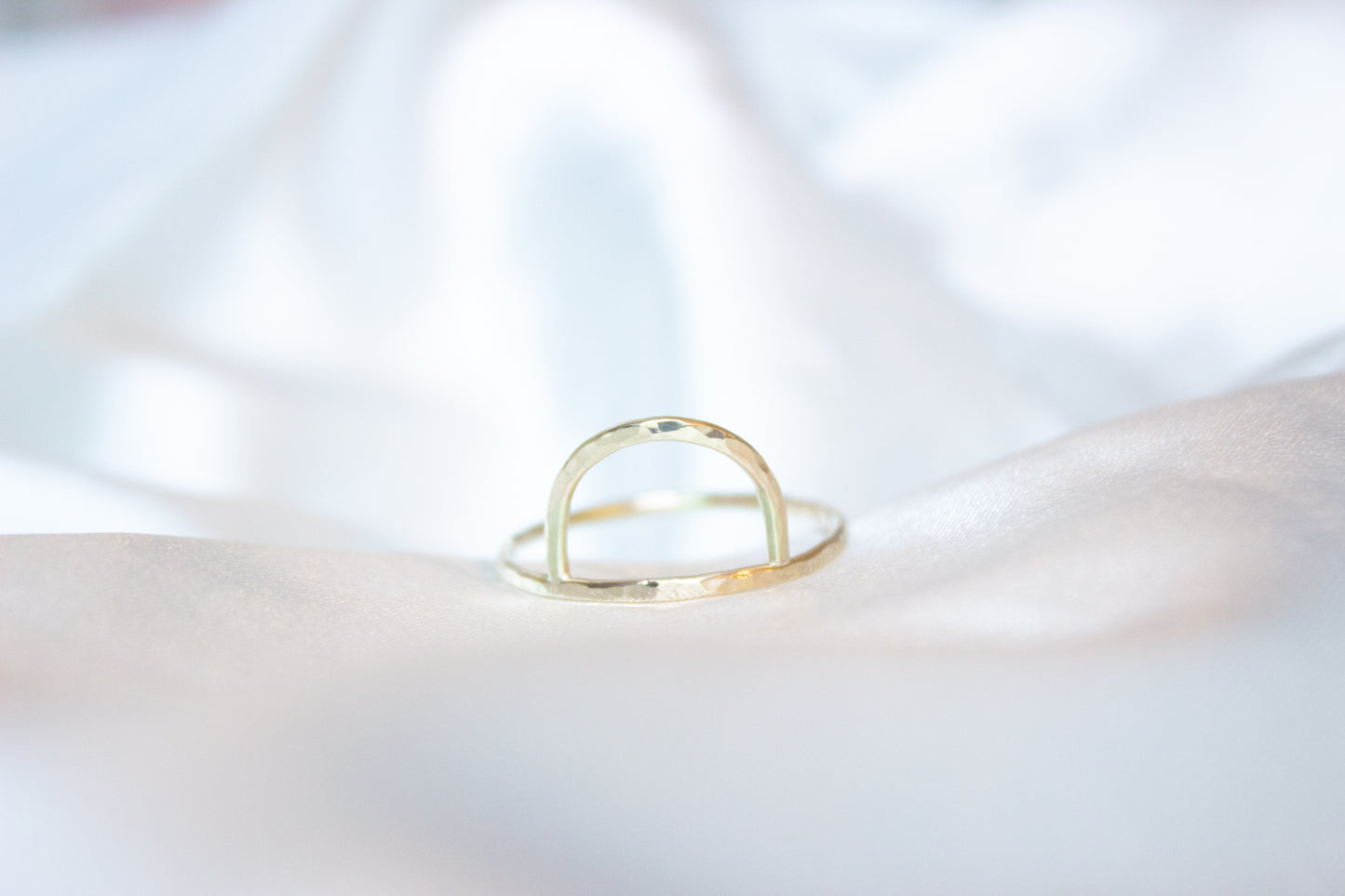 Hammered Arch Ring