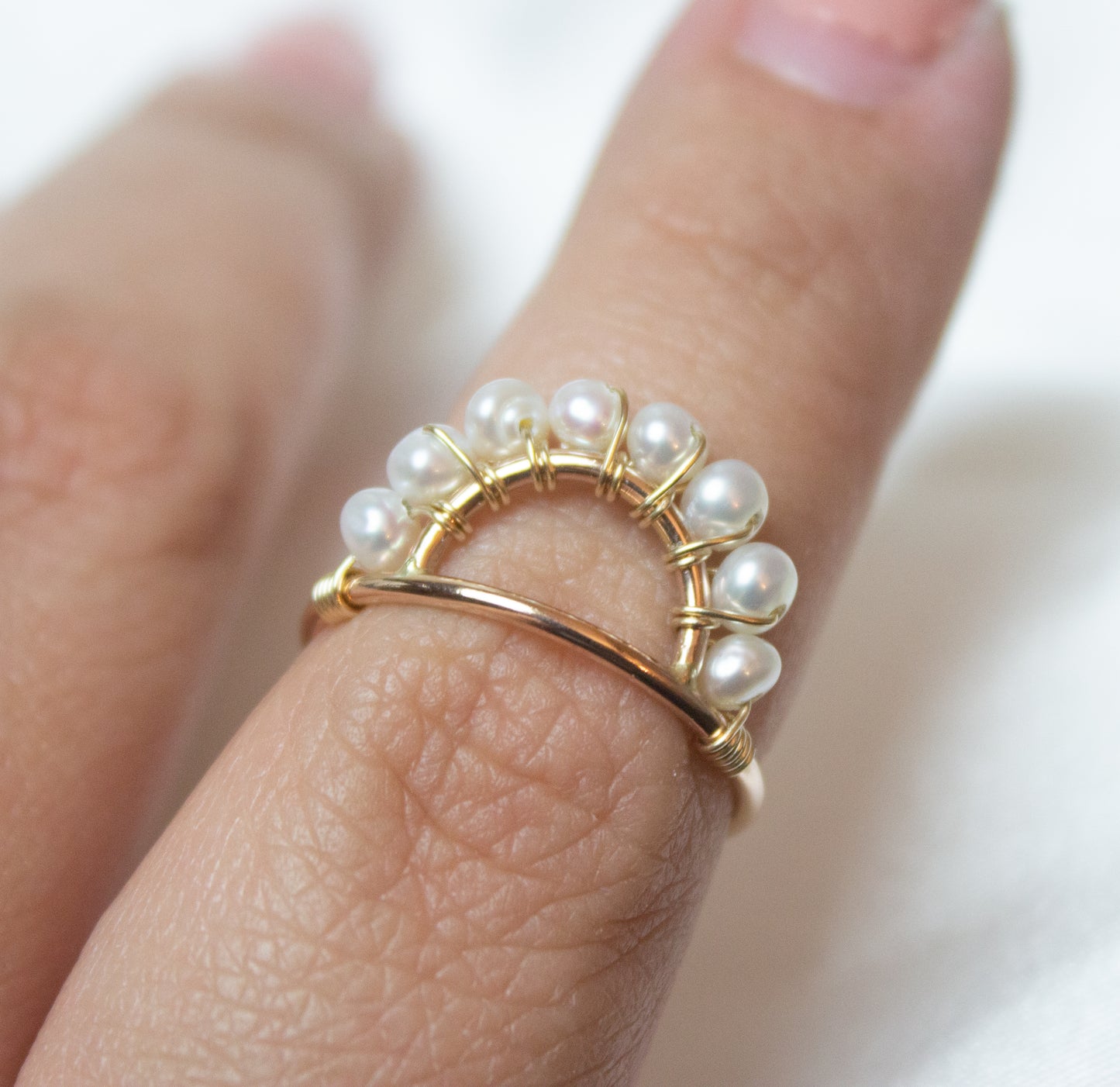 Pearl Arch Ring