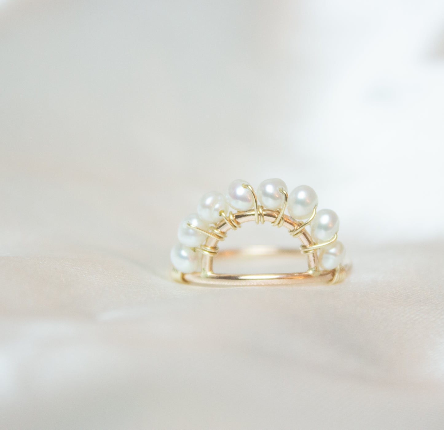 Pearl Arch Ring