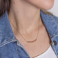 Sunstone Bar Necklace