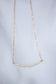 Dainty Pearl Bar Necklace